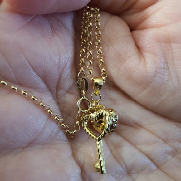 Gold necklace - Picture 4 of 12